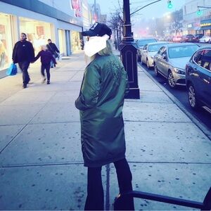 AS65 Alessandro Squarzi Reversible Mid Length Bomber Jacket